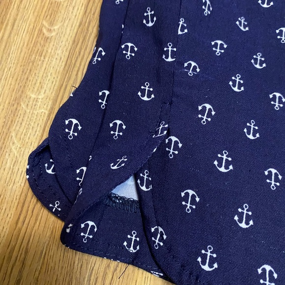 Kate Park Women’s Stretch Pull-On Shorts Navy Blue White Anchor Size 2X NWT - Picture 7 of 7